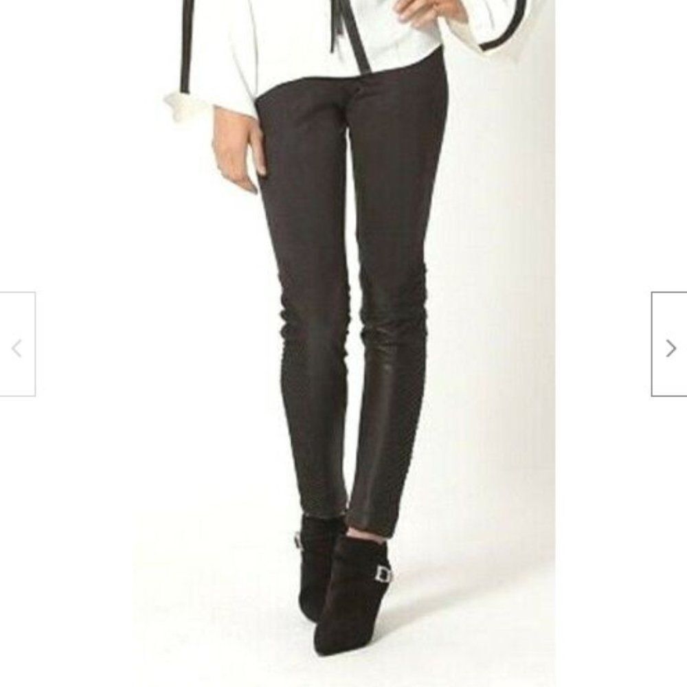 𝅺Liberty Garden Black Laced Skinny Pants S NWT